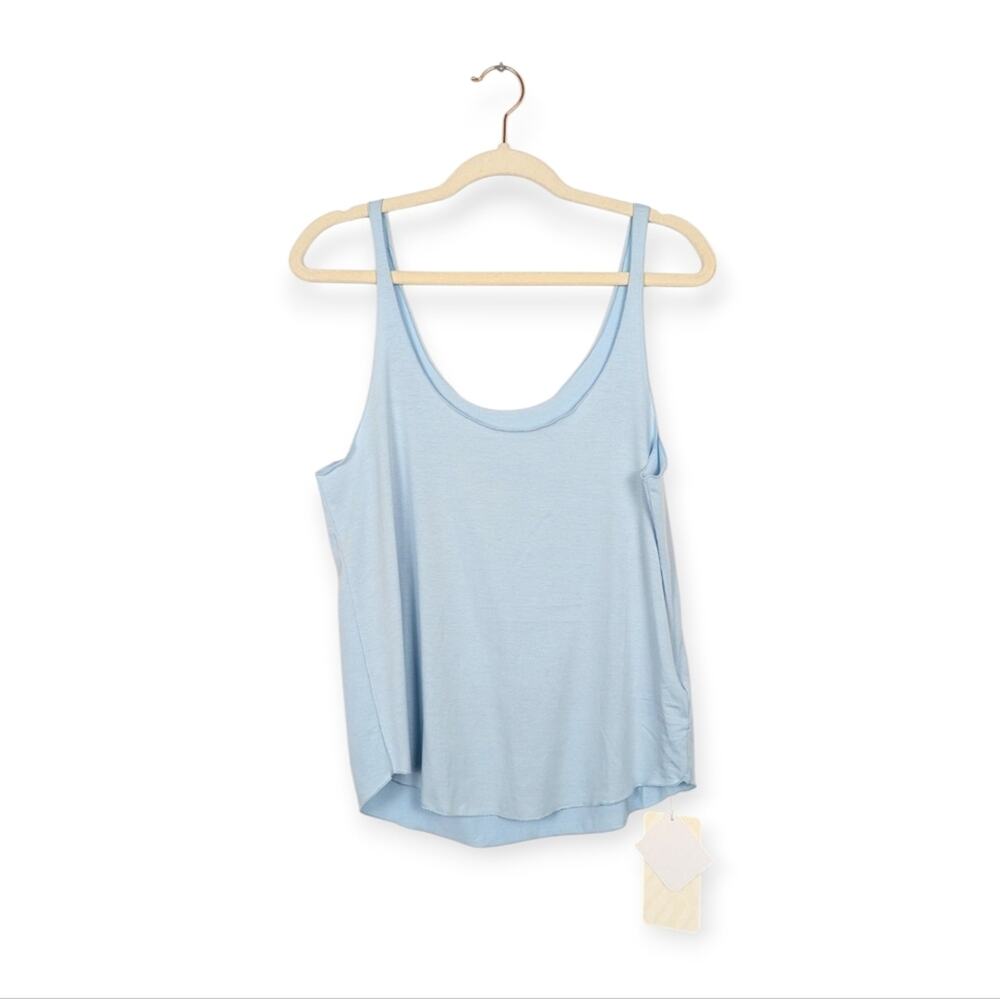 NWT Fabletics Sky Way Blue Scoop Neck Arya Tank Top Size M